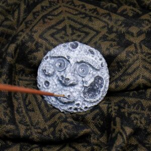Moon Face Stick Incense Holder