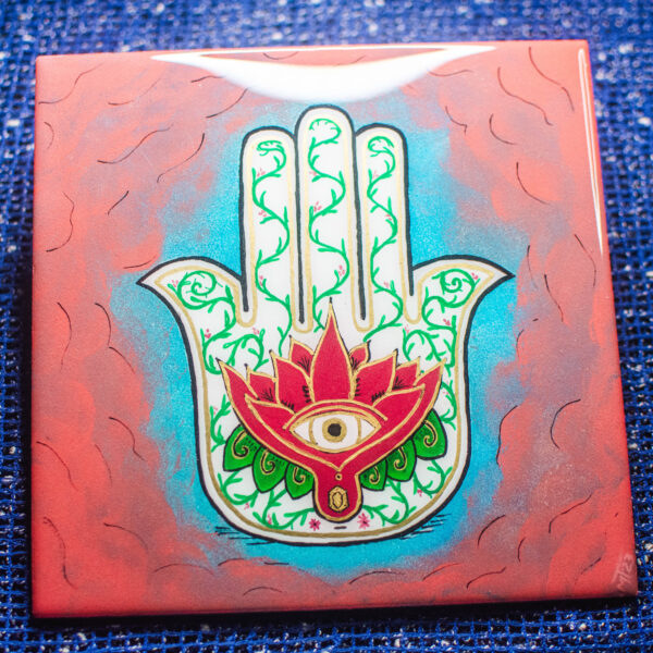 Hamsa Hand Altar Tile