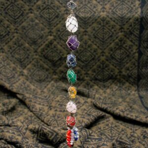 7 Chakra Hanging Ornament - Green