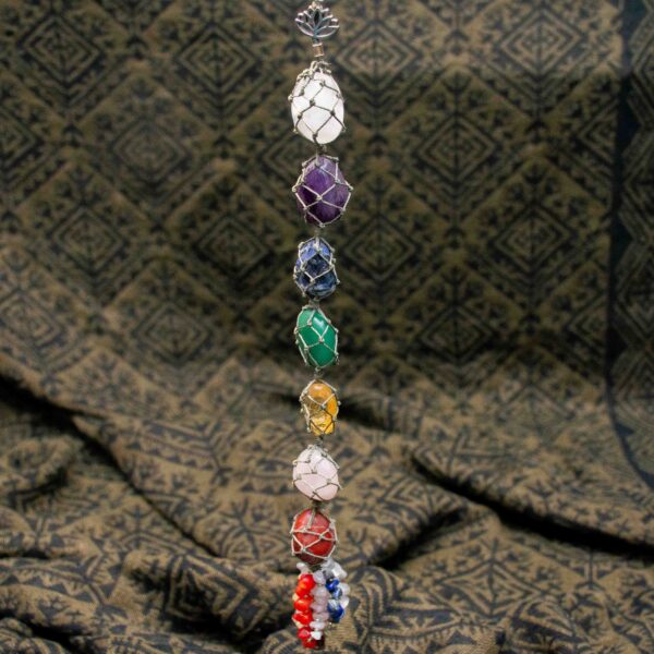 7 Chakra Hanging Ornament - Green