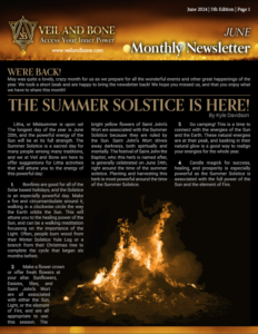 Veil and bone June 2024 Newsletter