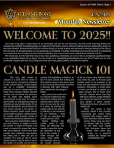 Veil and Bone Jan 2025 Newsletter