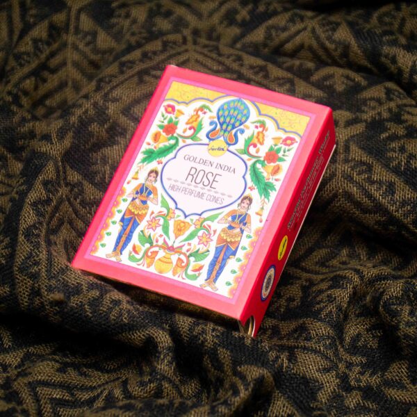 Sree Vani Rose Incense Backflow Cones 10ct