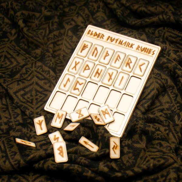 Elder Futhark Wood Rune Set