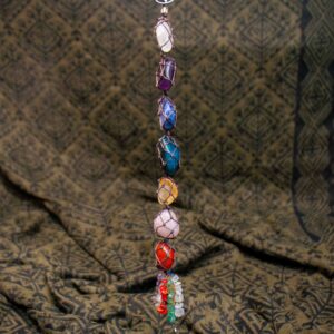7 Chakra Hanging Ornament - Brown